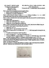 Đề kiểm tra giữa kỳ II môn Hóa học Lớp 10 - Năm học 2019-2020 - Trường THPT Bình Hưng Hòa